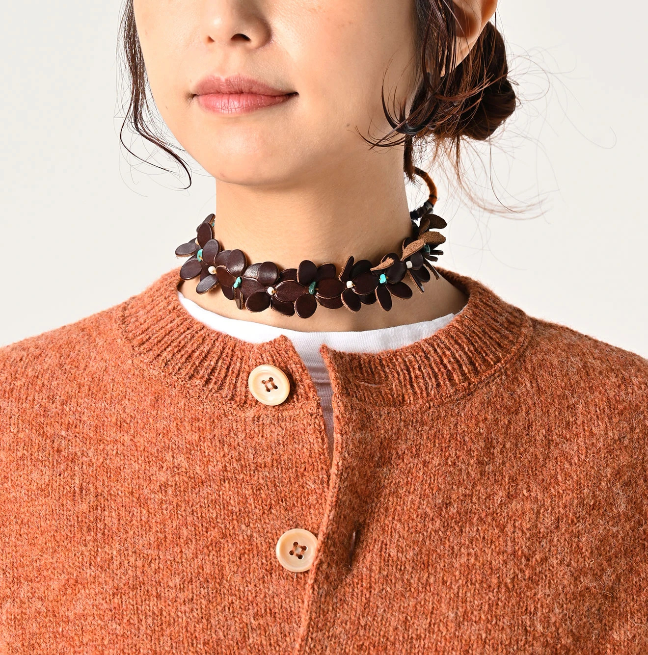 45R(フォーティファイブアール) |シェットランド縮絨のカーディガン