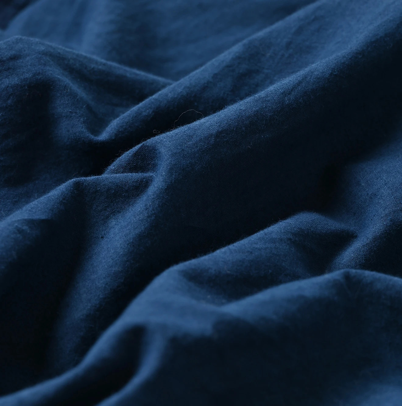 45R(フォーティファイブアール) |インドカディレース×タックのスモックブラウス（藍）