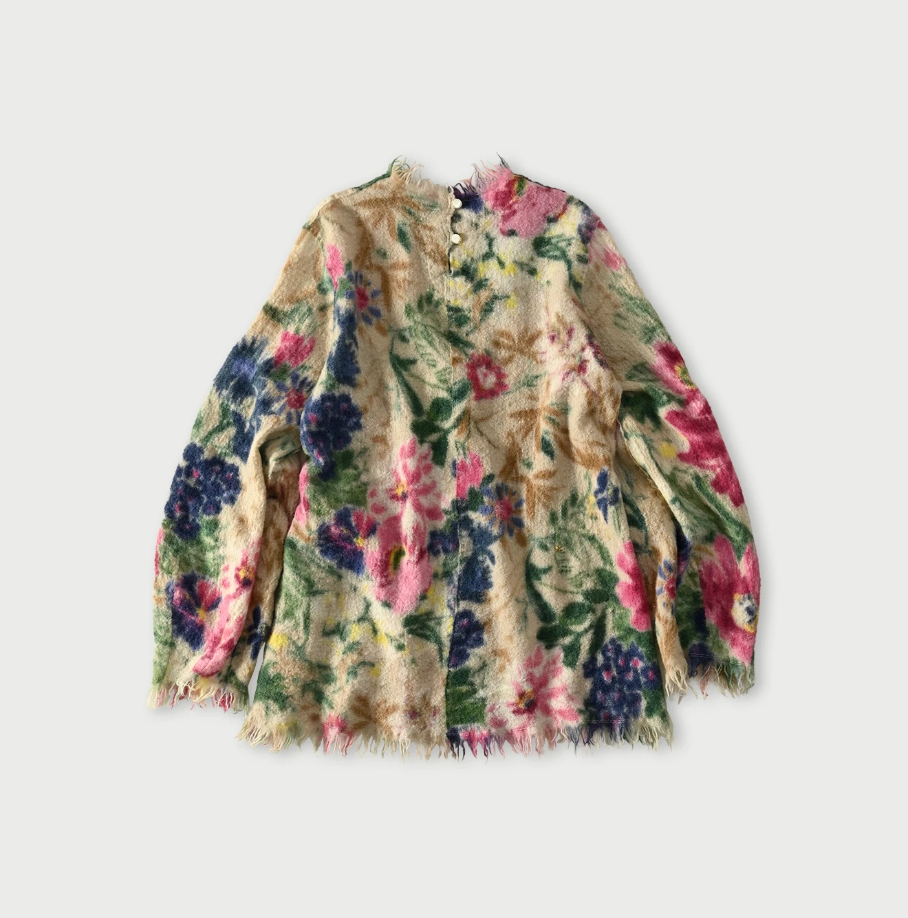 45R(フォーティファイブアール) |縮絨ジャルダンプリントのぽよんブラウス