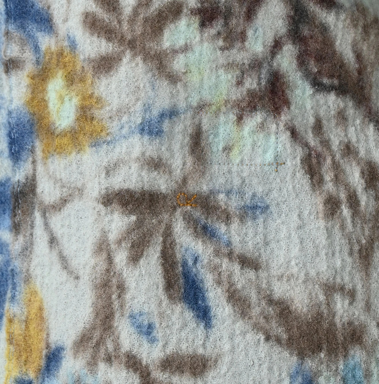 45R(フォーティファイブアール) |縮絨ジャルダンプリントのぽよんブラウス