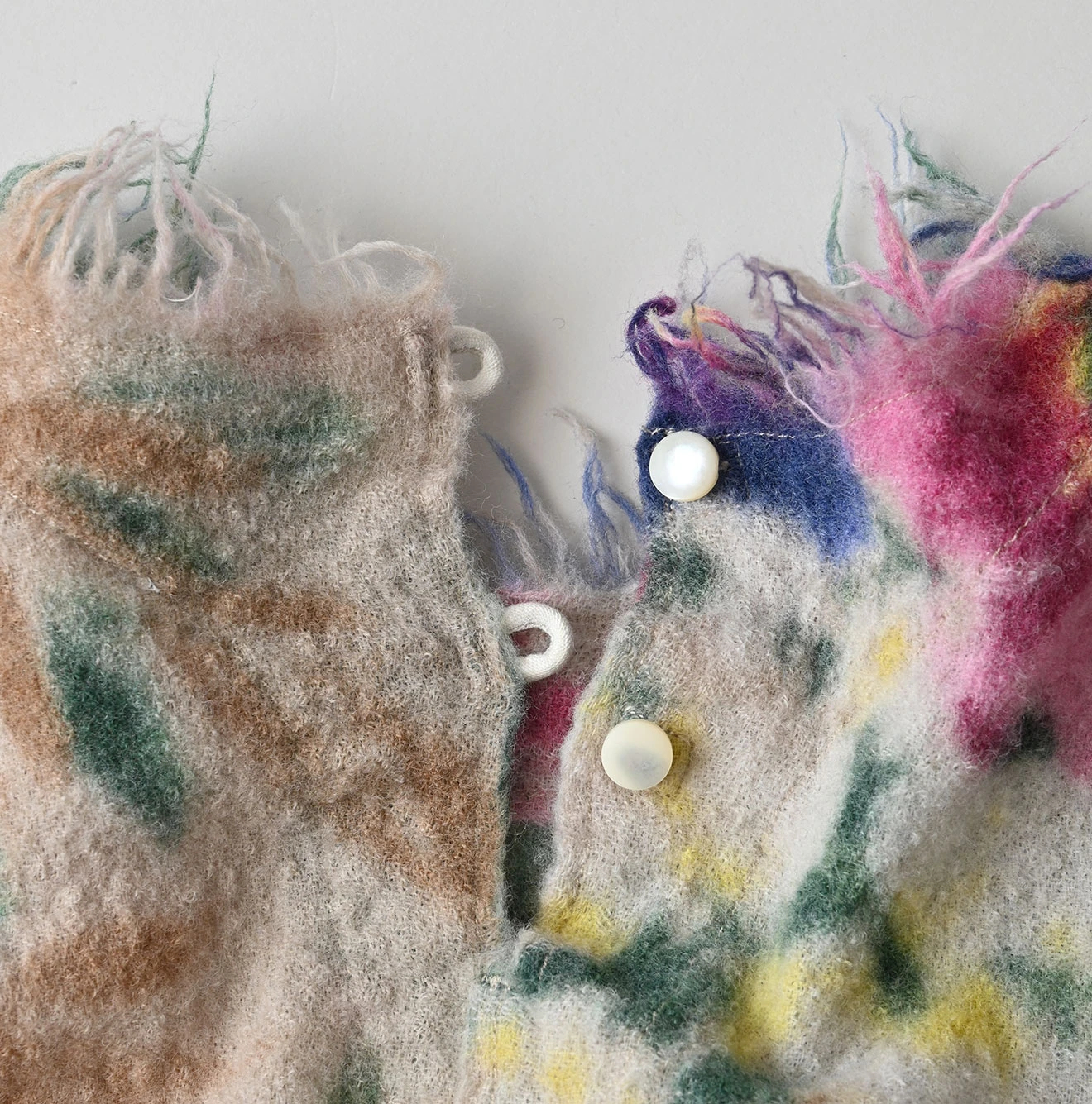 45R(フォーティファイブアール) |縮絨ジャルダンプリントのぽよんブラウス