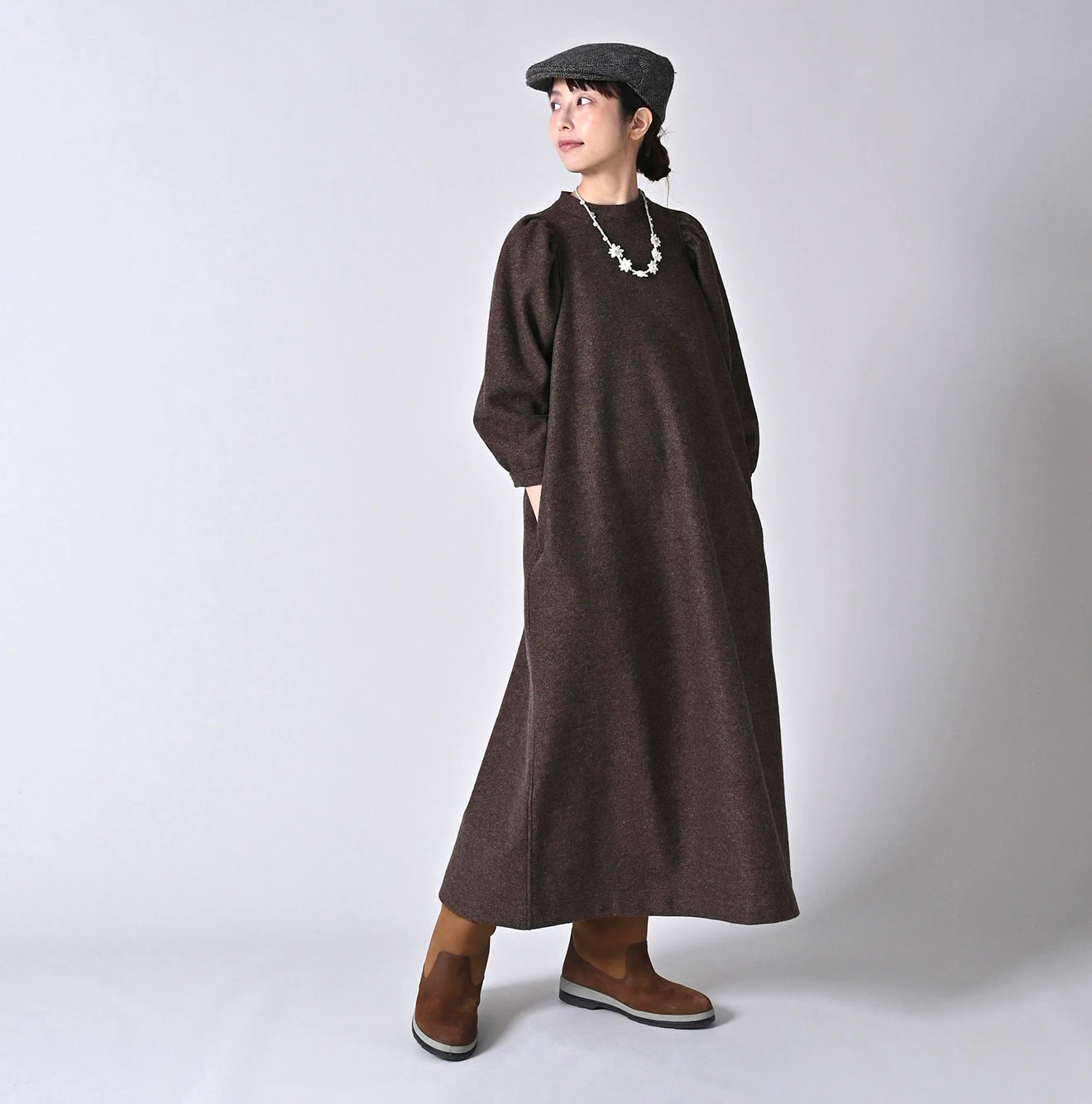 45R（フォーティファイブアール）| ジャージフラノのドレス Dress