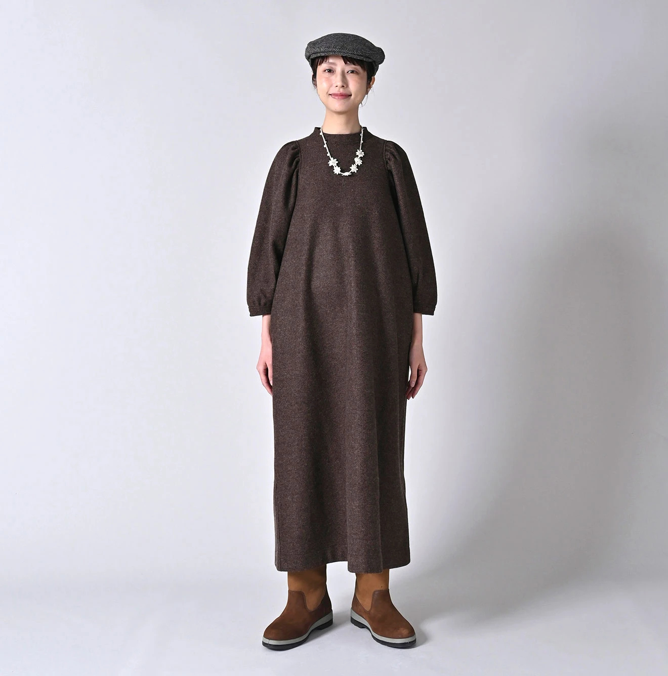 45R(フォーティファイブアール)| ジャージフラノのドレス Dress 45R(フォーティファイブアール)| ジャージフラノのドレス Dress