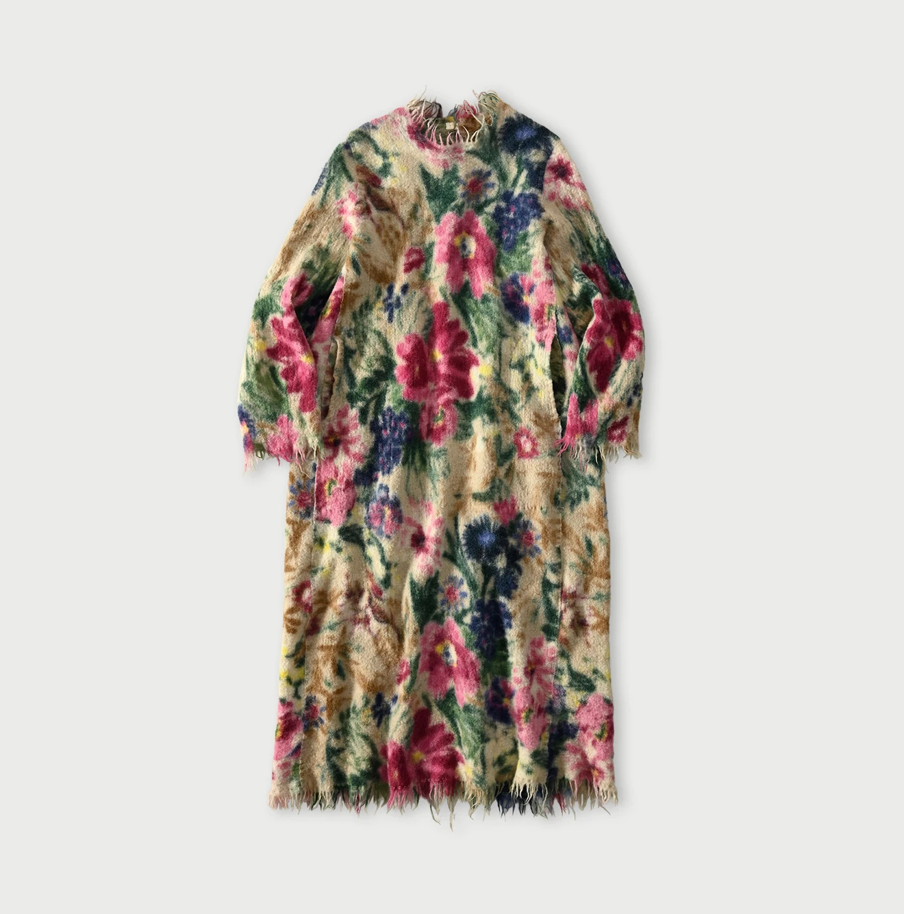 45R(フォーティファイブアール) |縮絨ジャルダンプリントのぽよんドレス