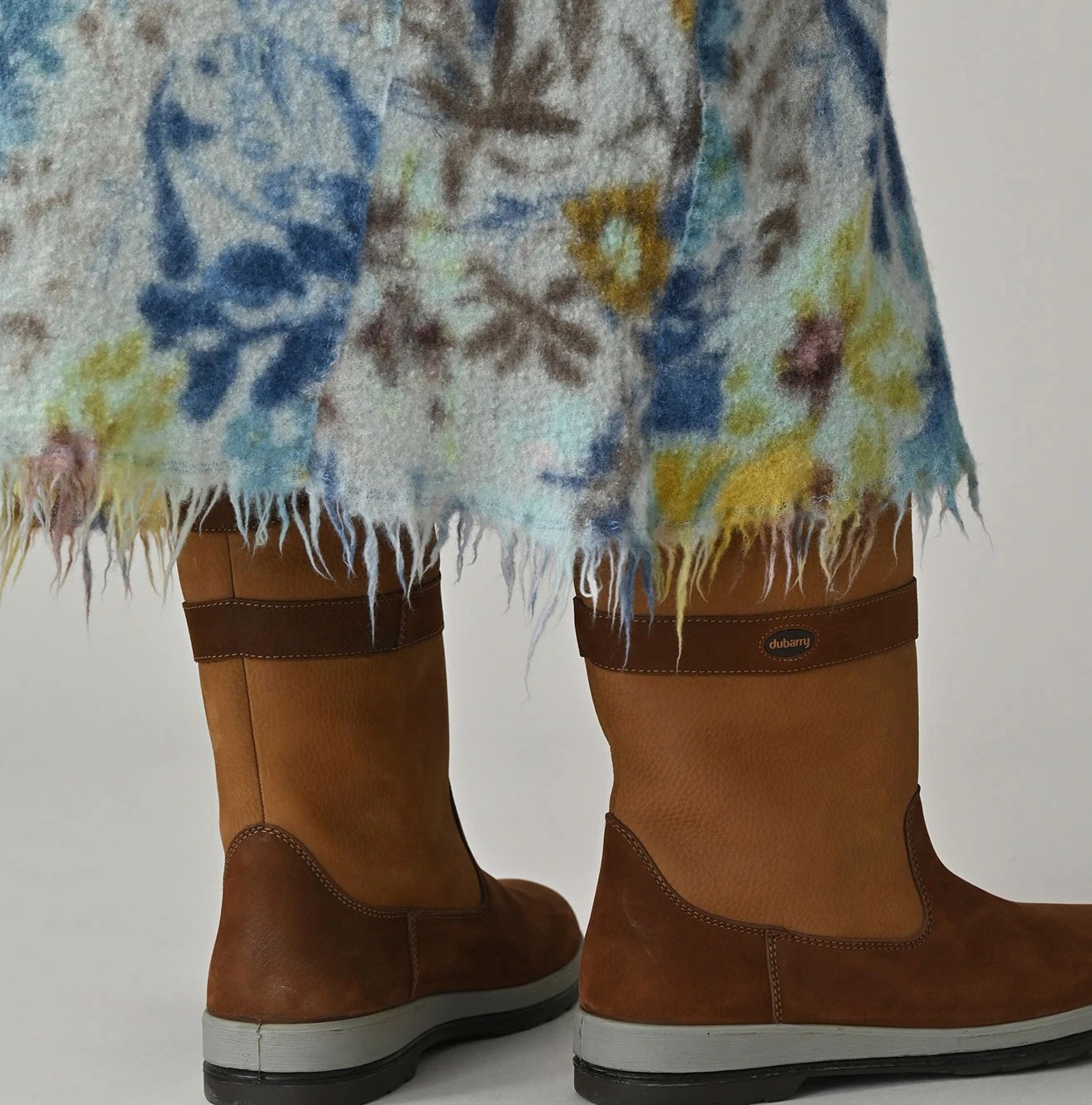 45R(フォーティファイブアール) |縮絨ジャルダンプリントのぽよんドレス