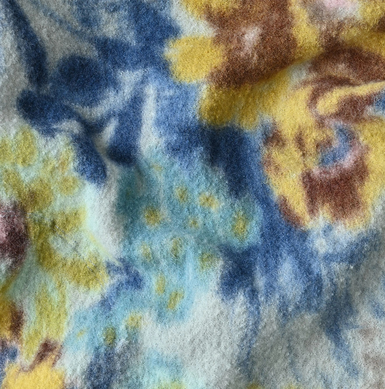 45R(フォーティファイブアール) |縮絨ジャルダンプリントのぽよんドレス