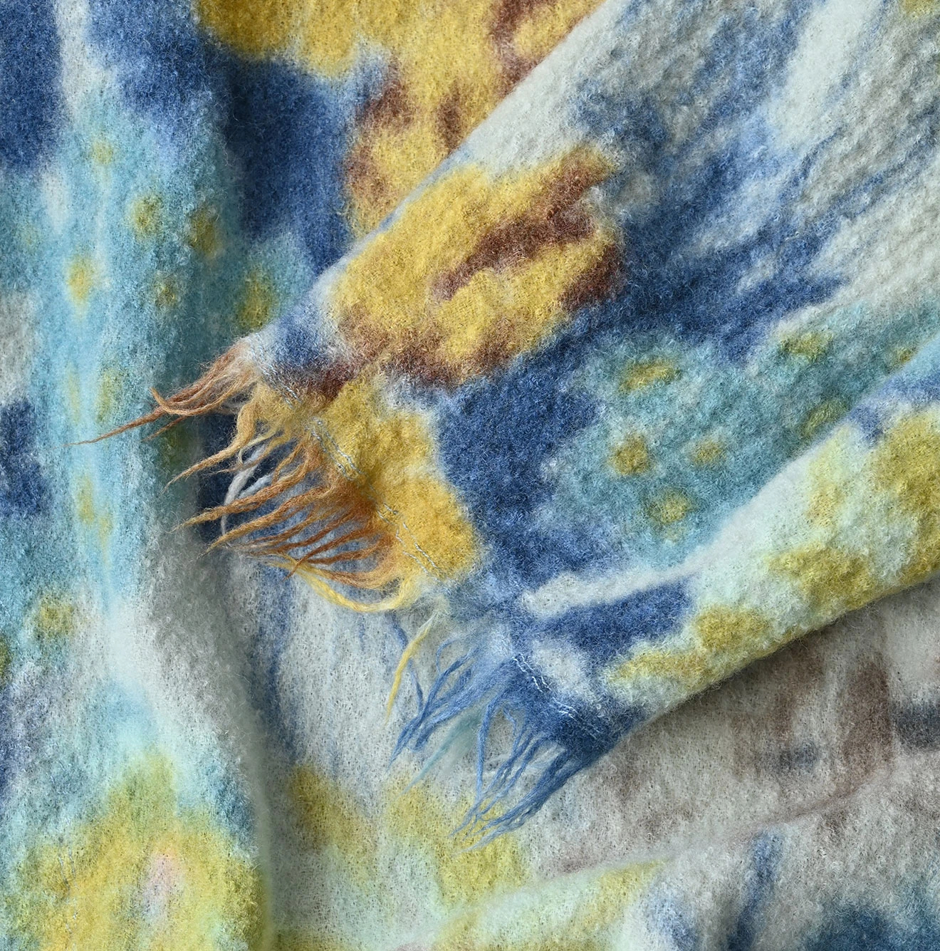 45R(フォーティファイブアール) |縮絨ジャルダンプリントのぽよんドレス