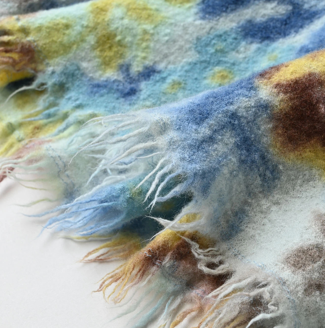 45R(フォーティファイブアール) |縮絨ジャルダンプリントのぽよんドレス