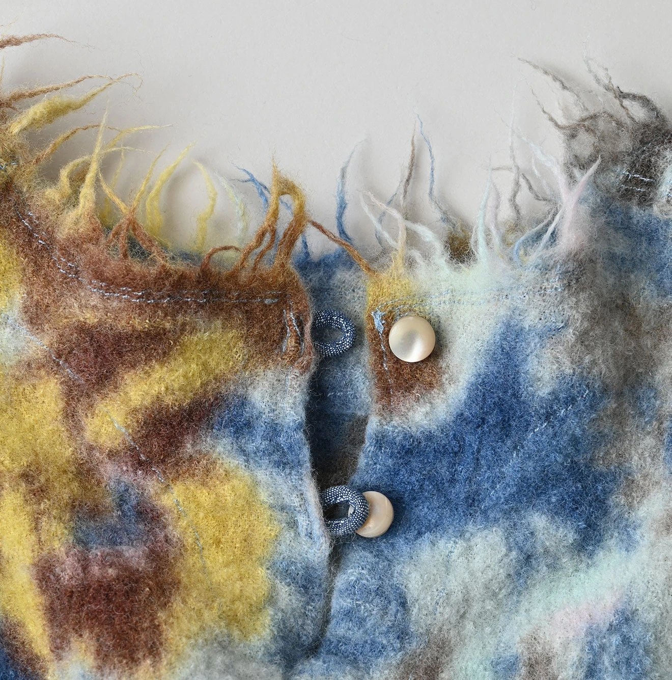 45R(フォーティファイブアール) |縮絨ジャルダンプリントのぽよんドレス