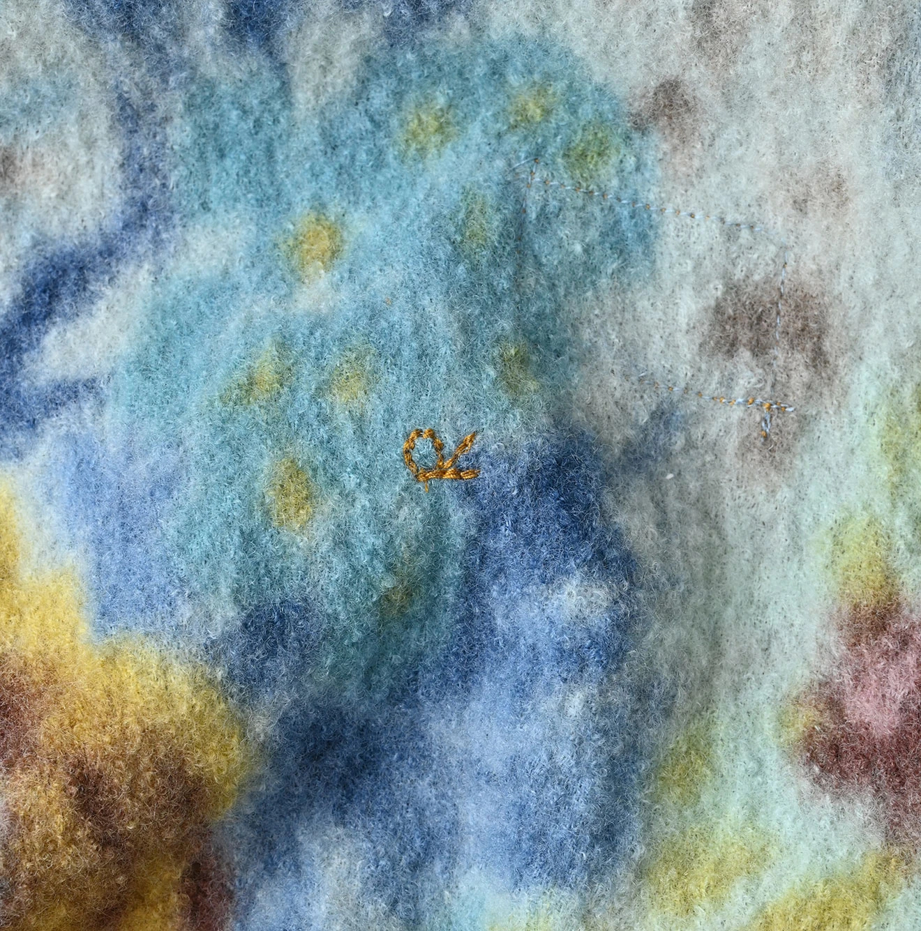 45R(フォーティファイブアール) |縮絨ジャルダンプリントのぽよんドレス