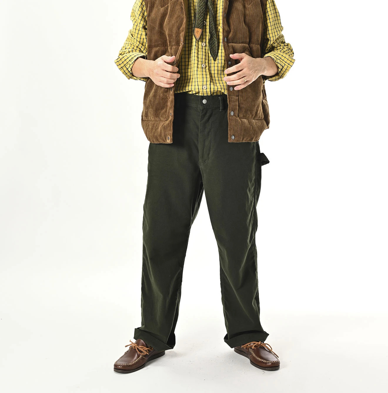 45R(フォーティファイブアール) |モールサージストレッチの908ペインターパンツ