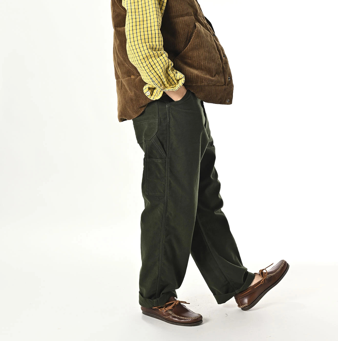 45R(フォーティファイブアール) |モールサージストレッチの908ペインターパンツ