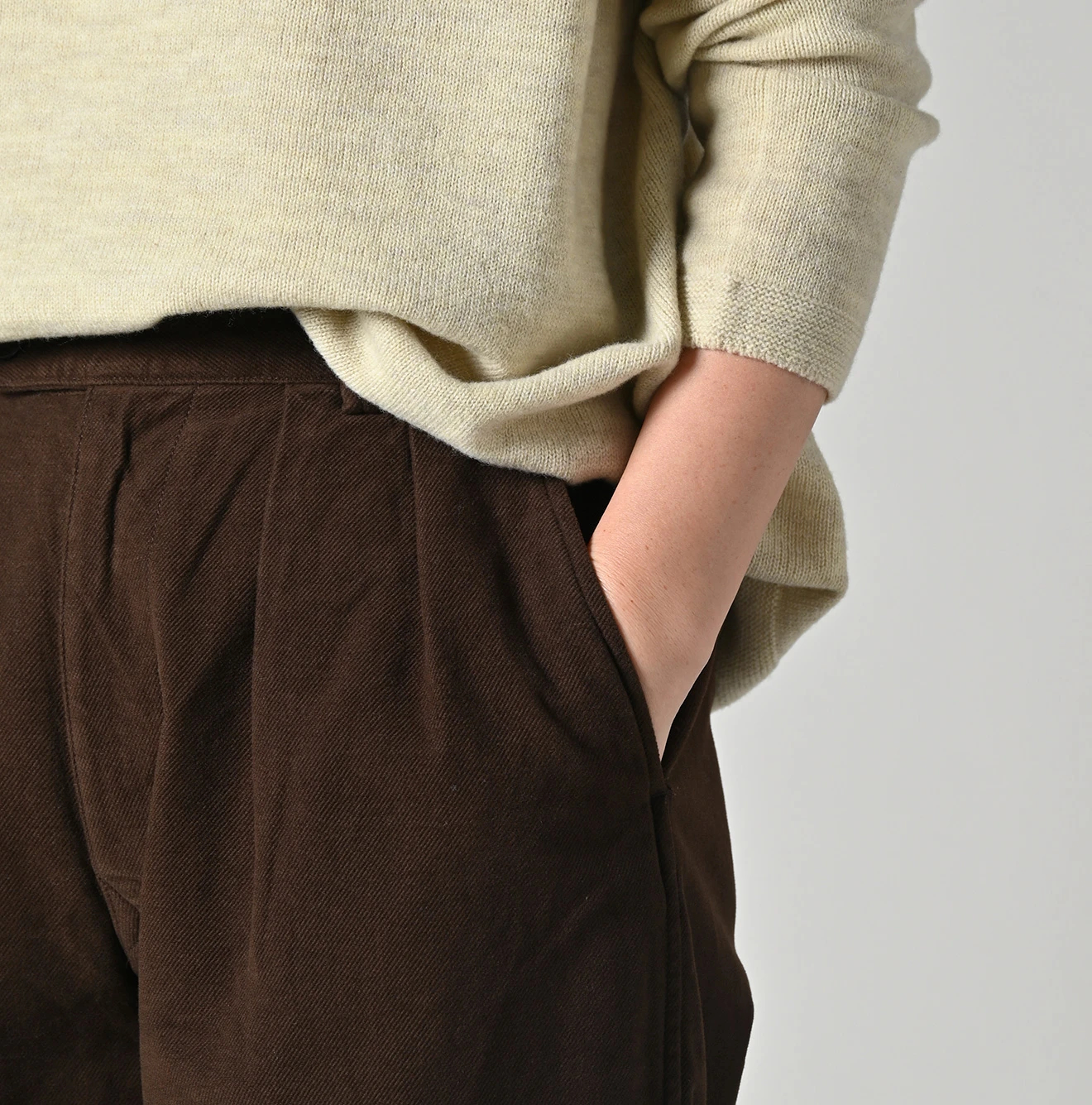 45R(フォーティファイブアール) |モールサージストレッチのシャルロットバギー