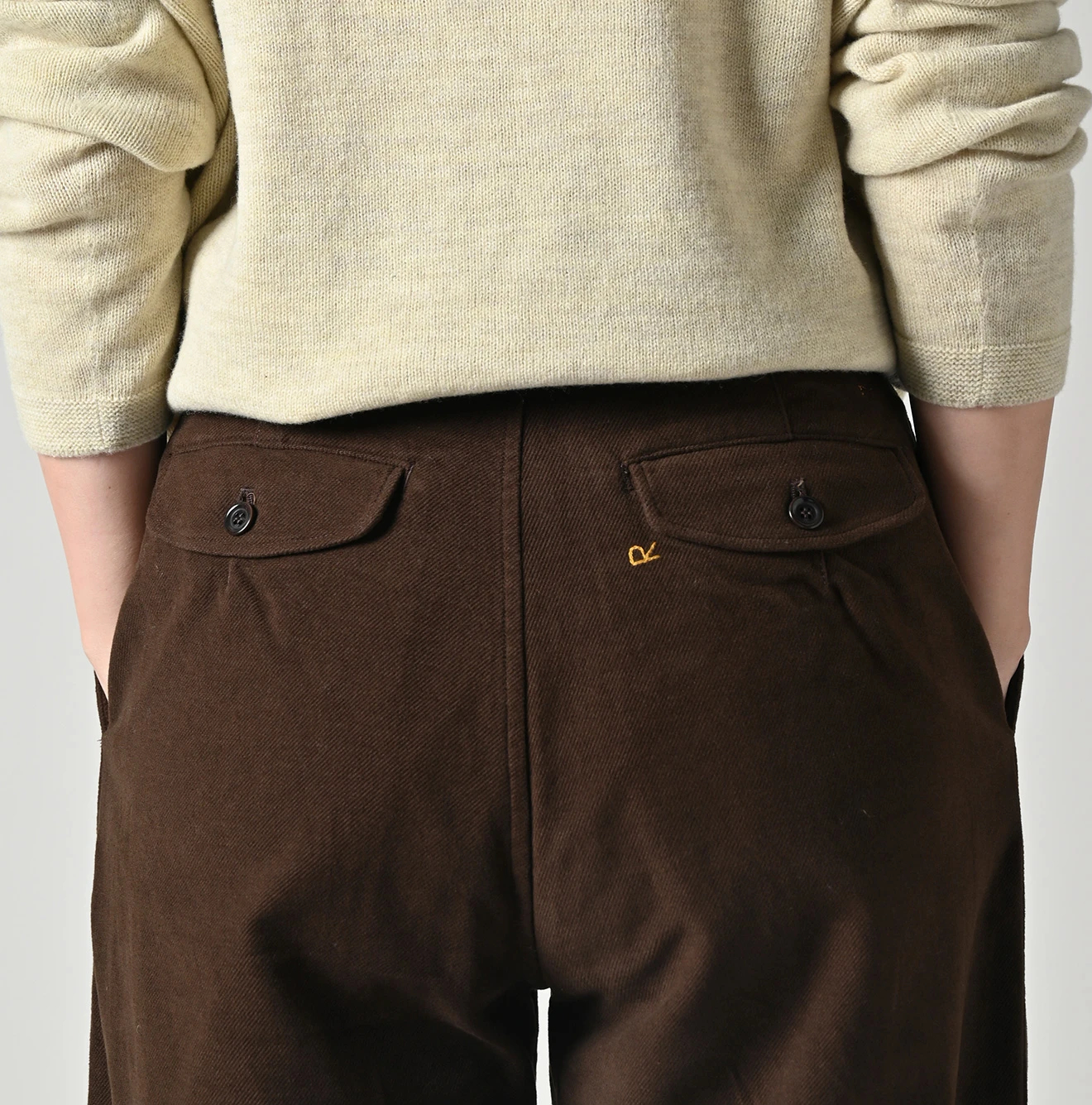 45R(フォーティファイブアール) |モールサージストレッチのシャルロットバギー