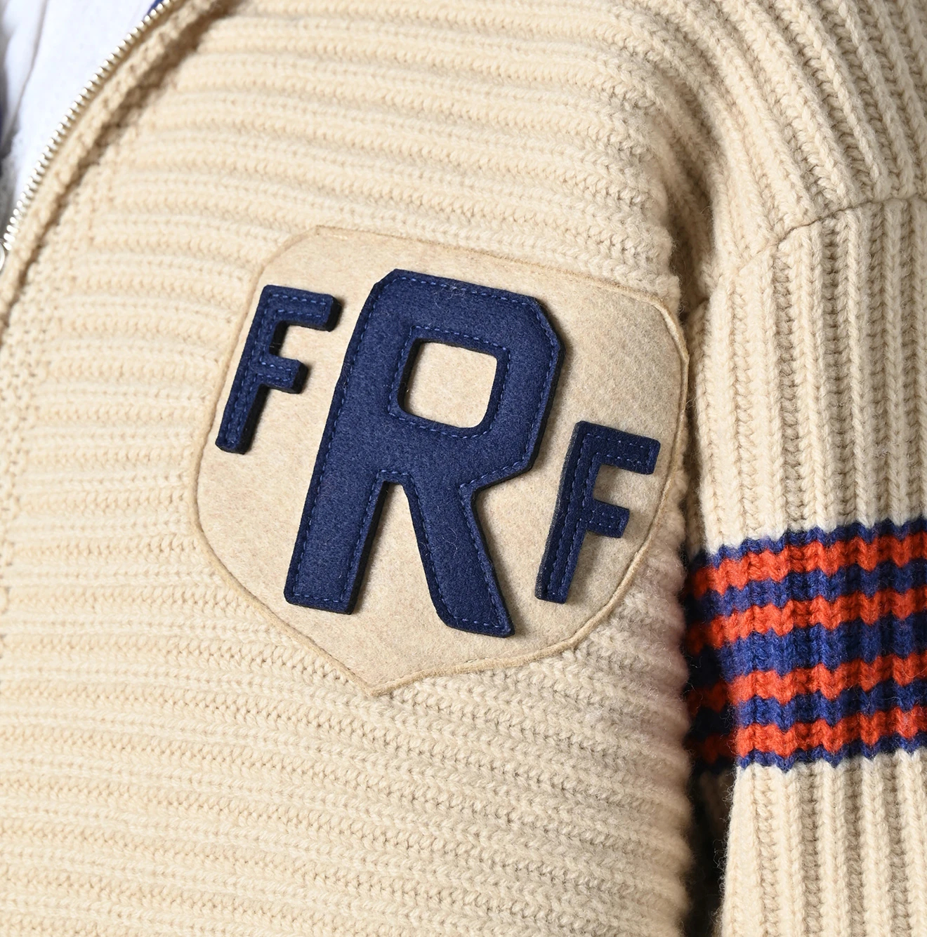 45R(フォーティファイブアール) |畦編み縮絨ウールのスノーブルゾン