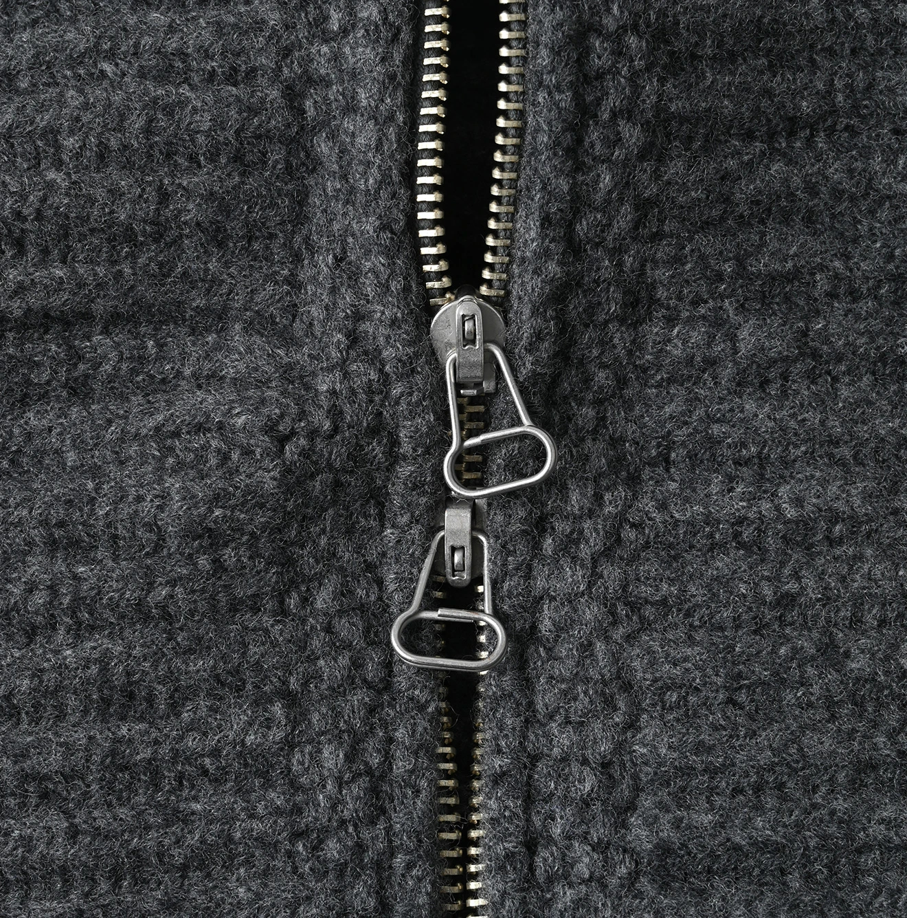 45R(フォーティファイブアール) |畦編み縮絨ウールのスノーブルゾン