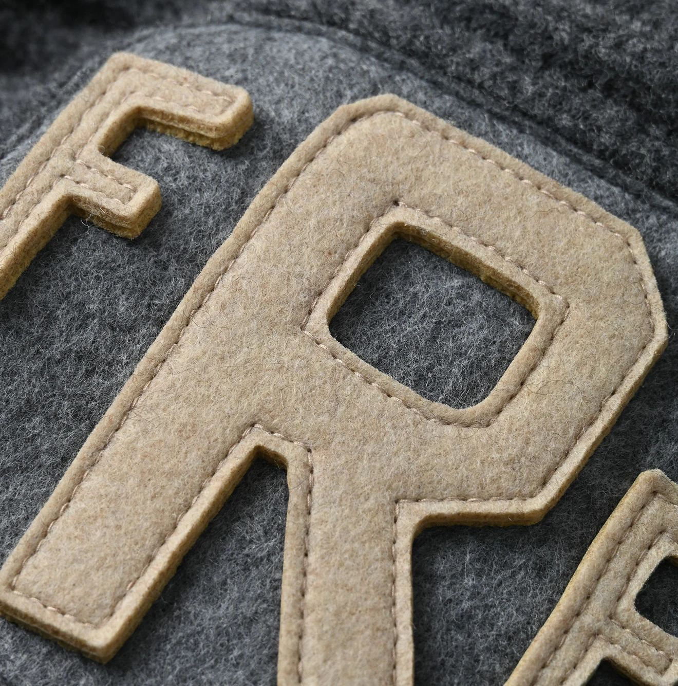 45R(フォーティファイブアール) |畦編み縮絨ウールのスノーブルゾン