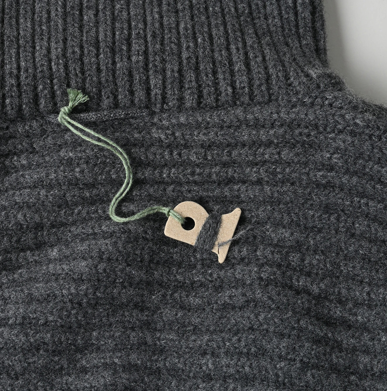 45R(フォーティファイブアール) |畦編み縮絨ウールのスノーブルゾン