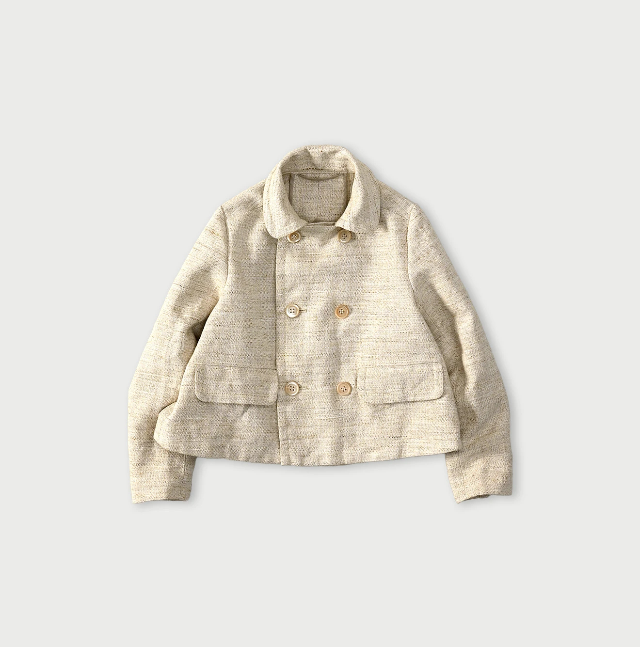 45R(フォーティファイブアール) |綿麻ツイードのアニーミニジャケット