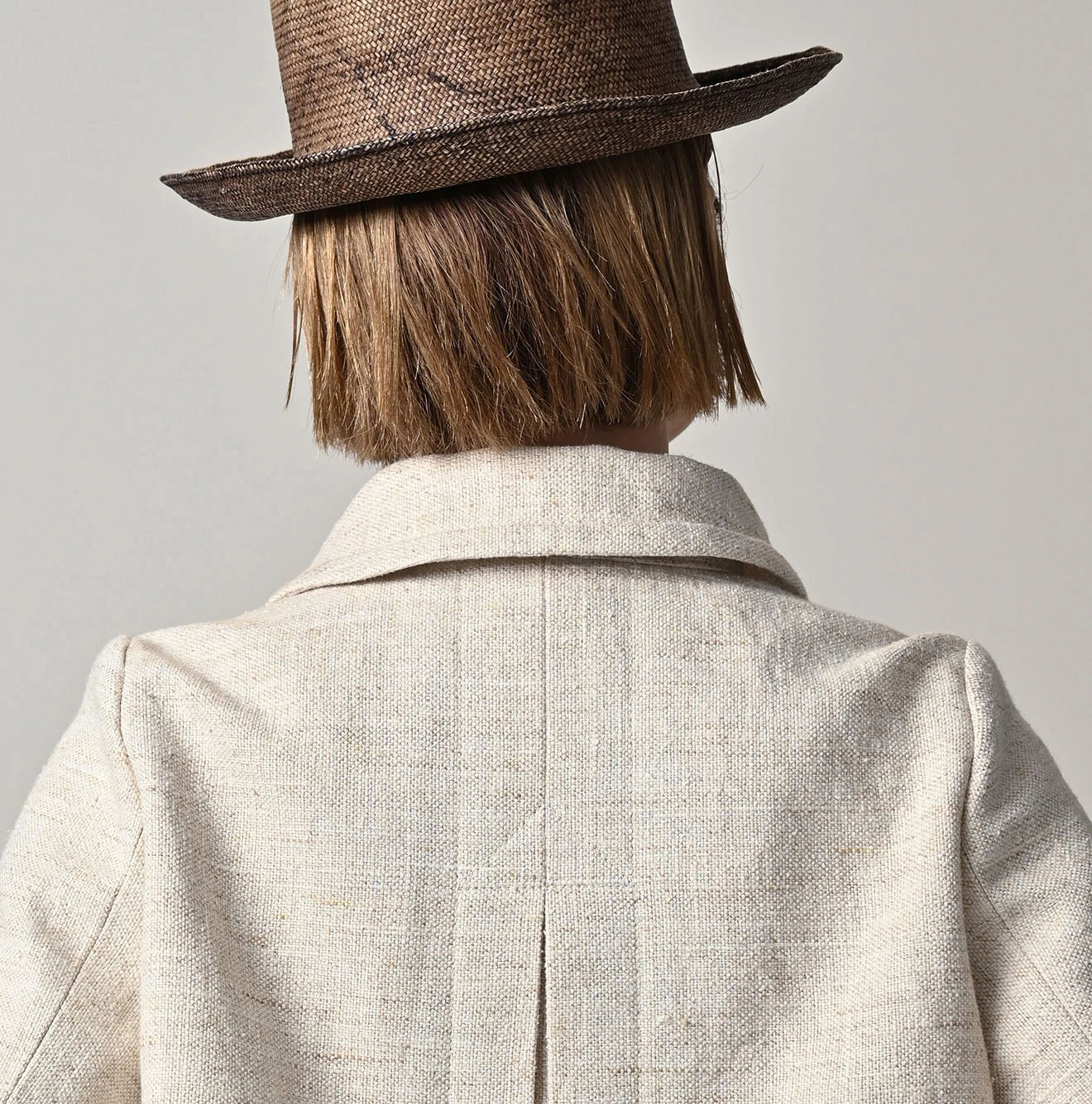 45R(フォーティファイブアール) |綿麻ツイードのアニーミニジャケット