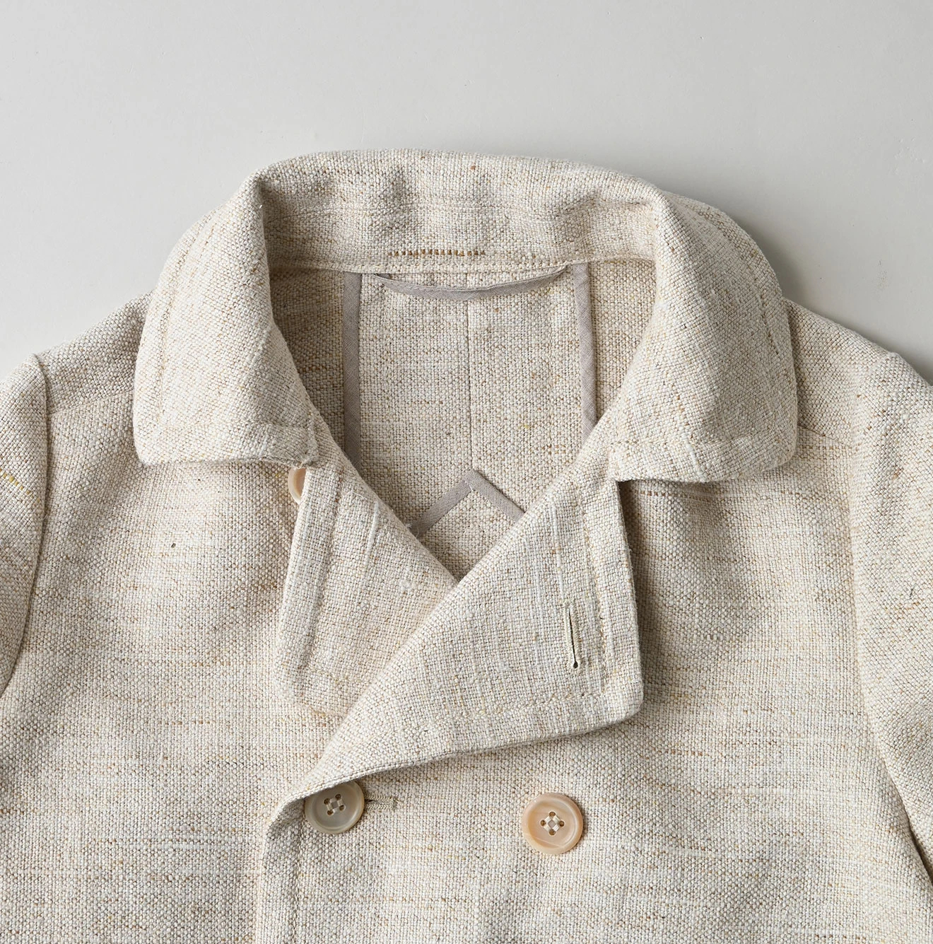 45R(フォーティファイブアール) |綿麻ツイードのアニーミニジャケット