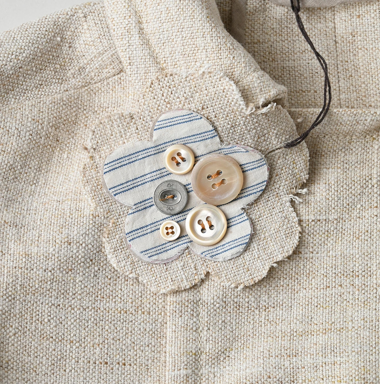 45R(フォーティファイブアール) |綿麻ツイードのアニーミニジャケット