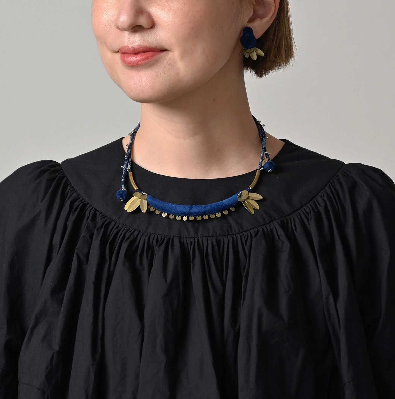 45R(フォーティファイブアール) |スーピマバチストのタックギャザーブラウス