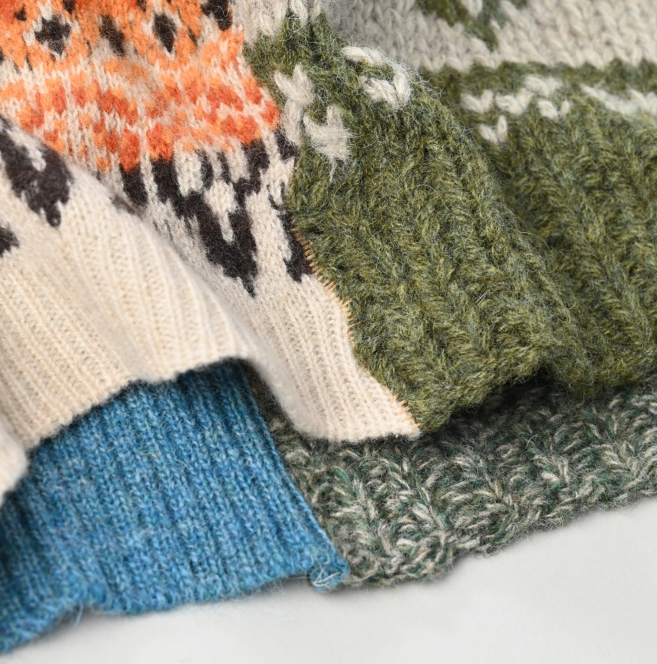 45R(フォーティファイブアール) |玉手箱パッチワークのポンチョ