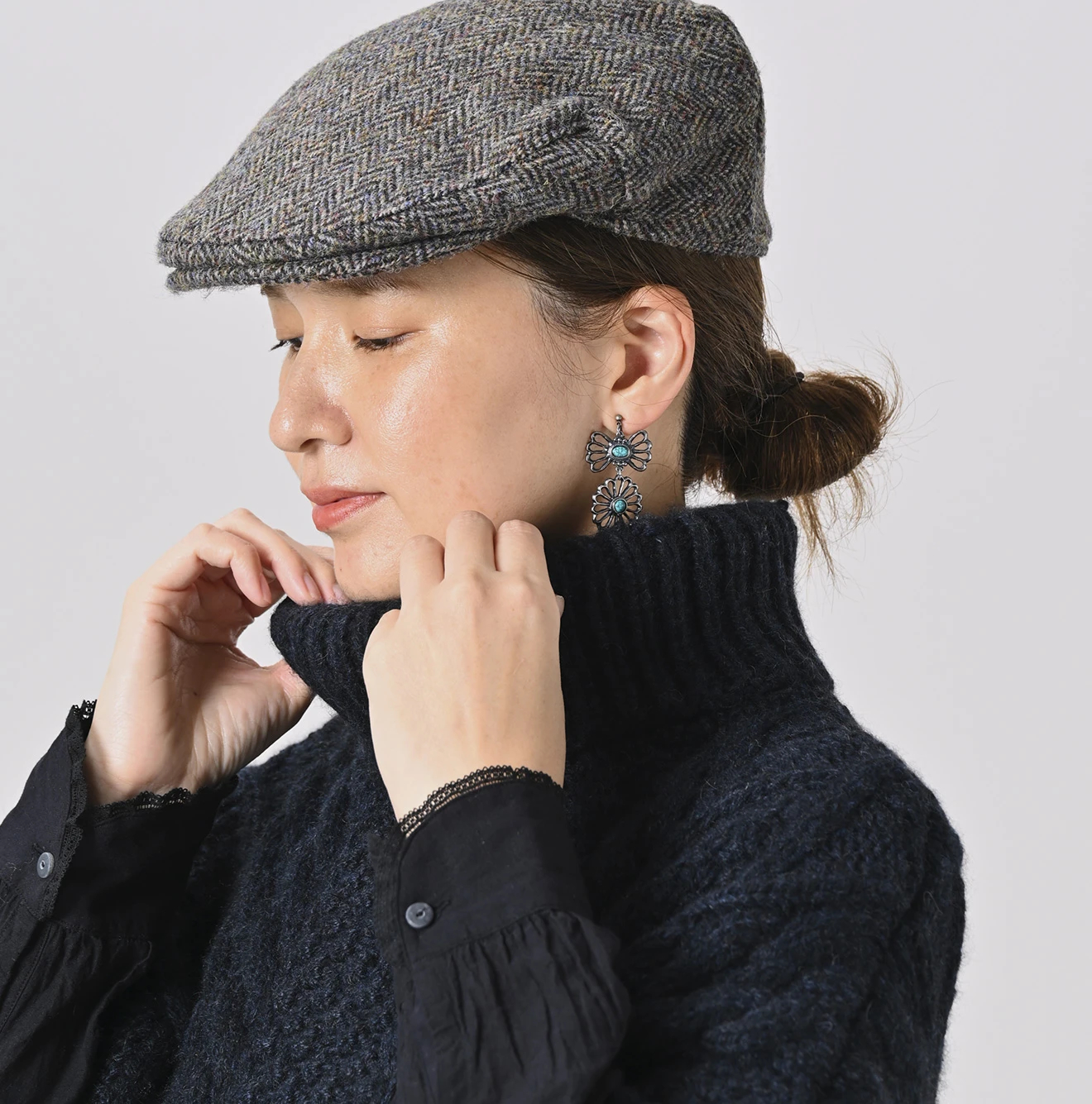 45R(フォーティファイブアール) |カシミヤのアランポンチョ