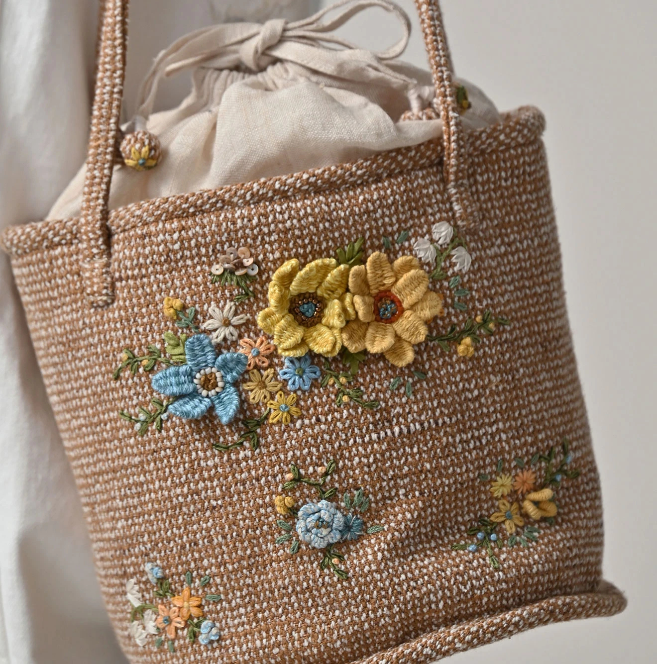 45R（フォーティファイブアール）| ツイード刺繍のプティバッグ Bag