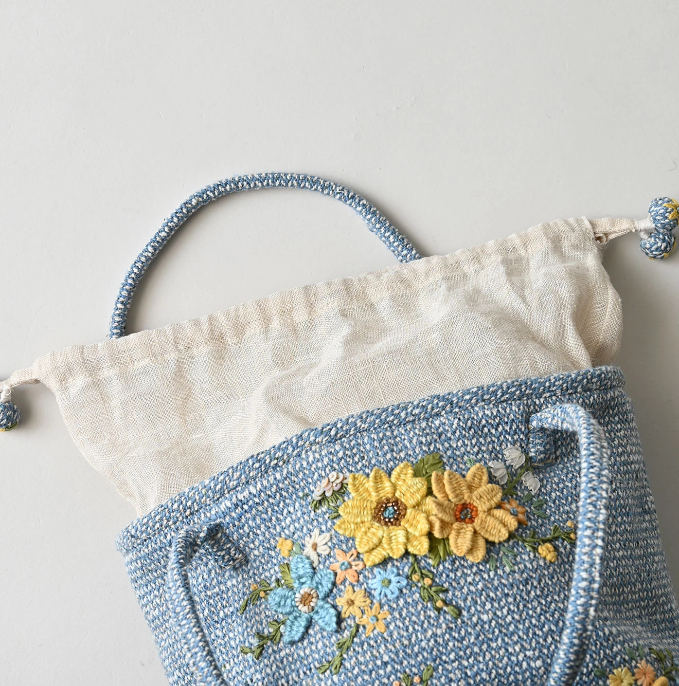 45R（フォーティファイブアール）| ツイード刺繍のプティバッグ Bag
