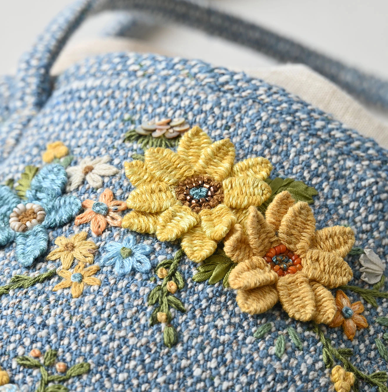 45R（フォーティファイブアール）| ツイード刺繍のプティバッグ Bag