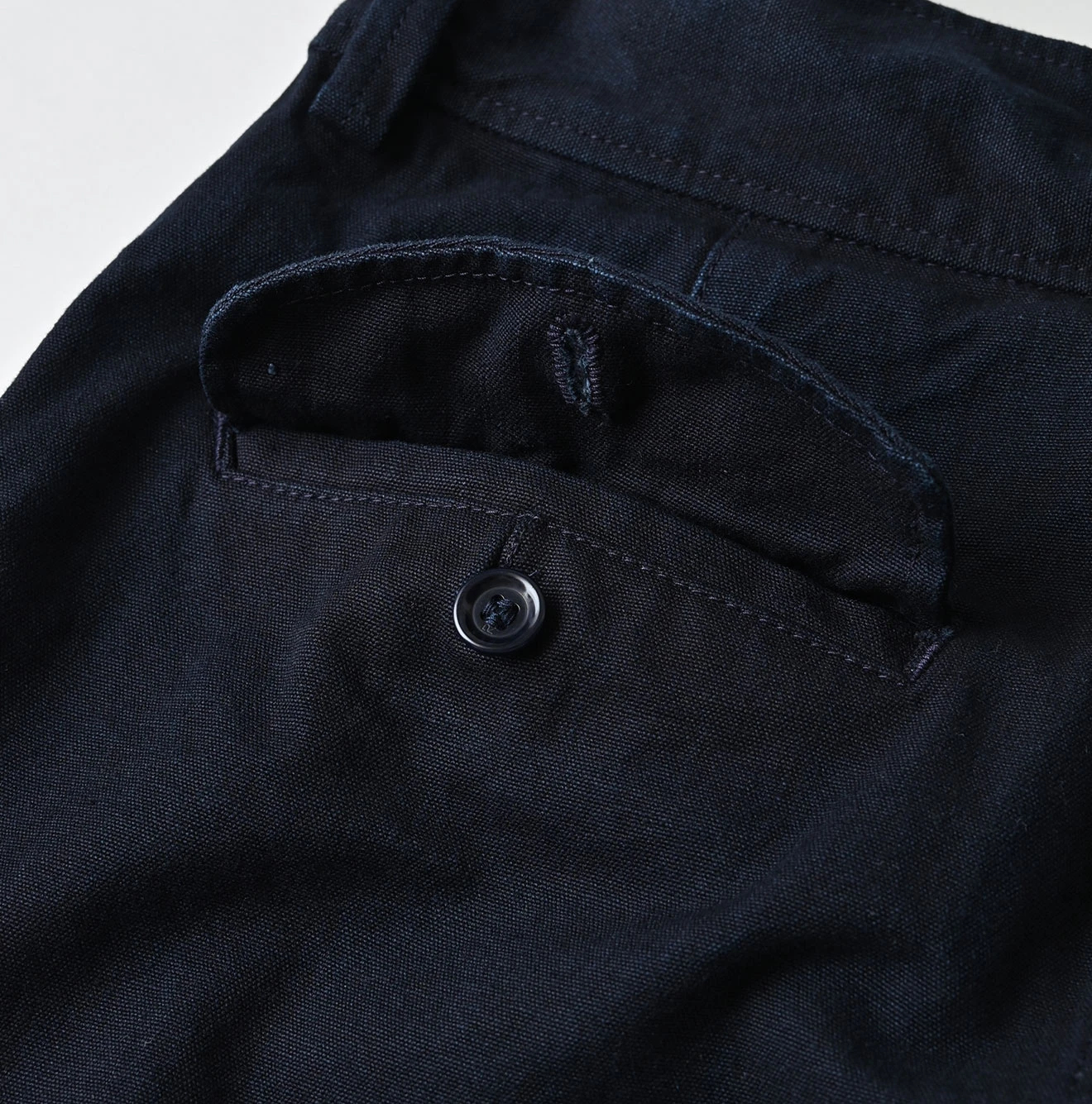 45R(フォーティファイブアール) |高密度ダックのシャルロットタックスカート（インディゴ）