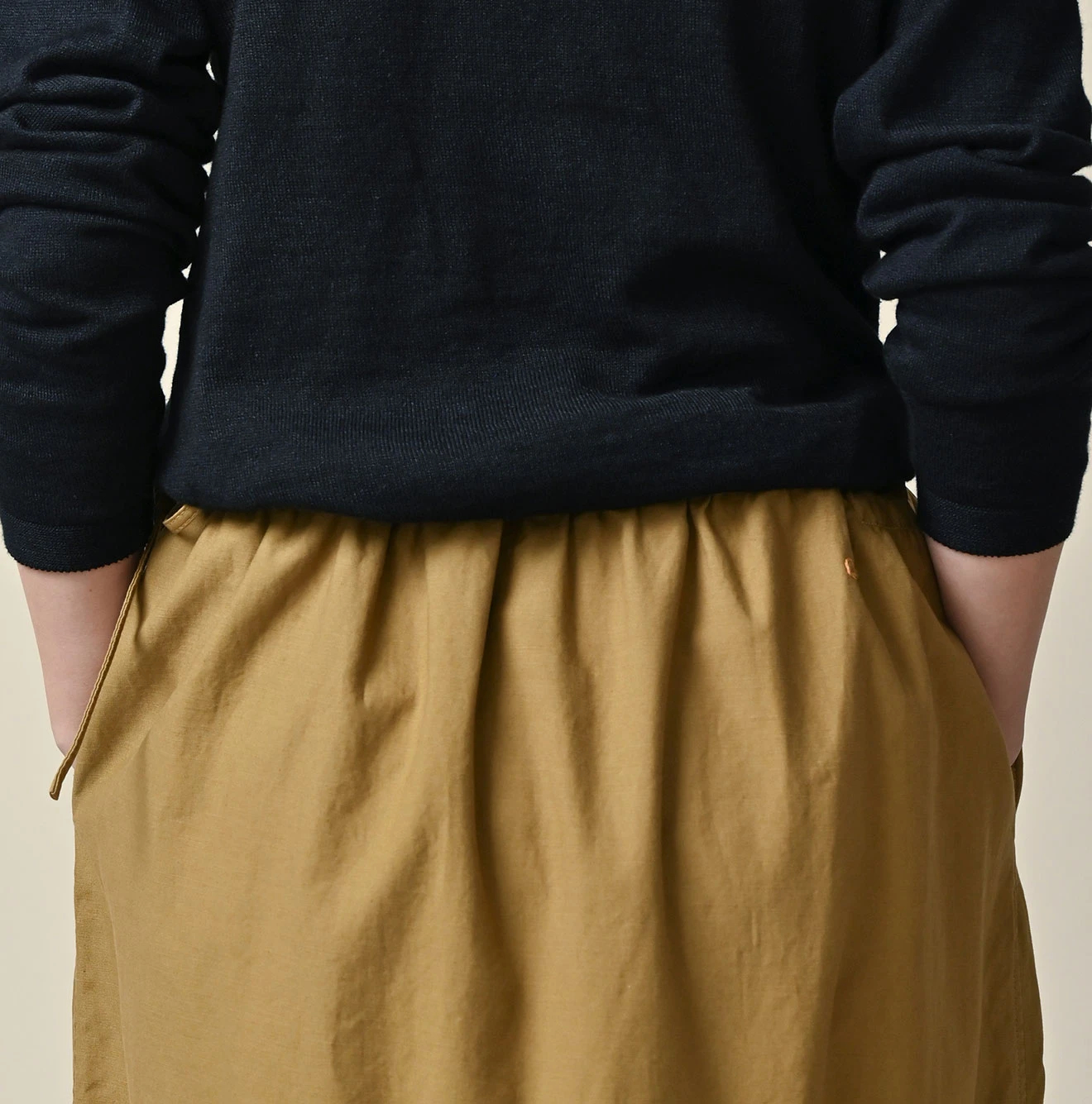 45R(フォーティファイブアール) |薄バックサテンのティアードフリルペチスカート