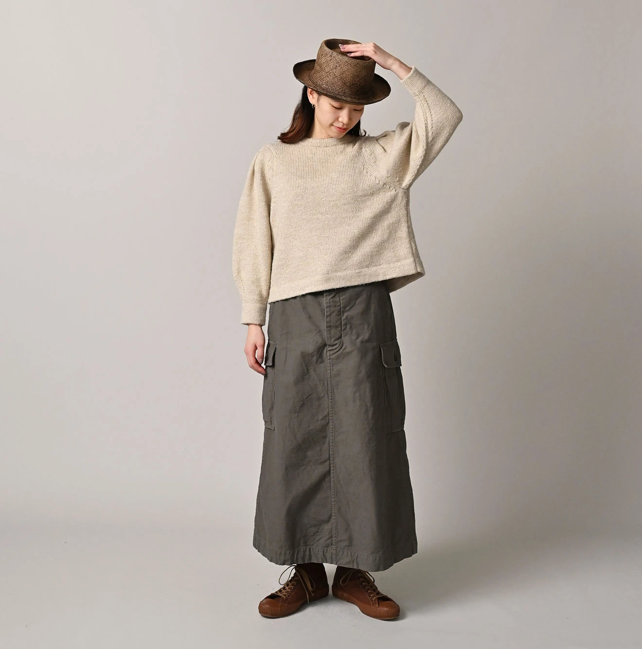 45R(フォーティファイブアール) |カシミヤリネンのカーディガン