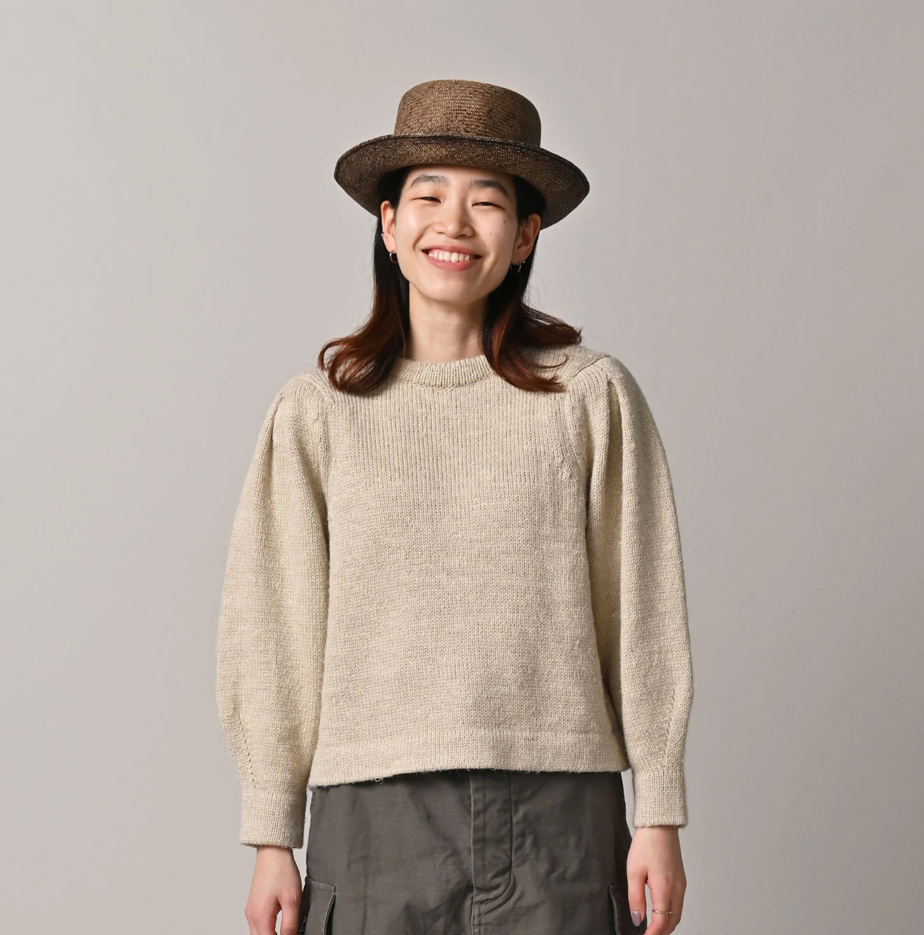 45R(フォーティファイブアール) |カシミヤリネンのカーディガン