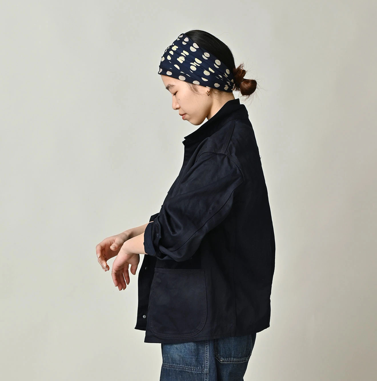 45R(フォーティファイブアール) |双糸チノの908カバーオール（インディゴ）