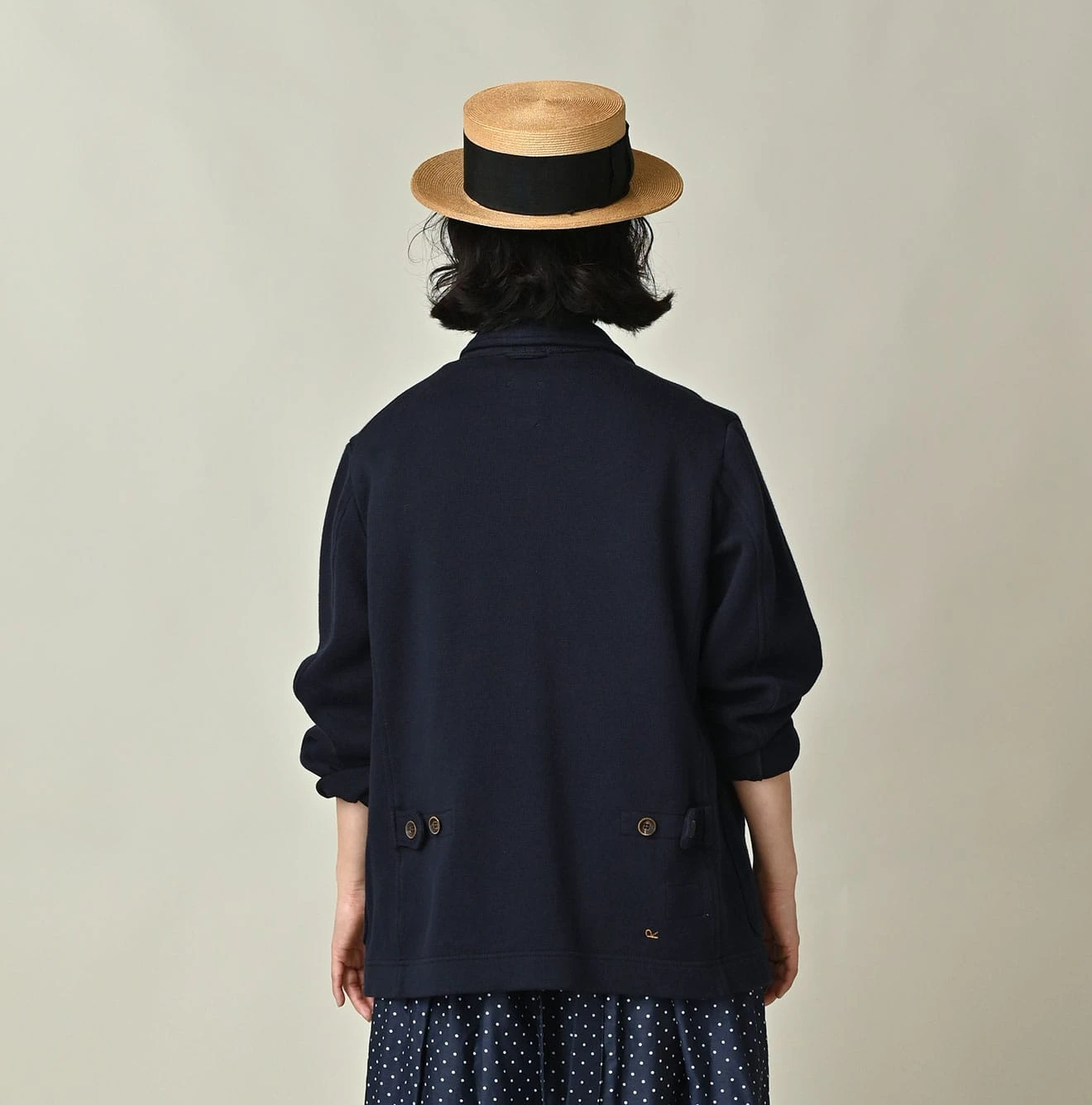 45R(フォーティファイブアール) |ジャージ無地ジャカードの908カーデジャケット