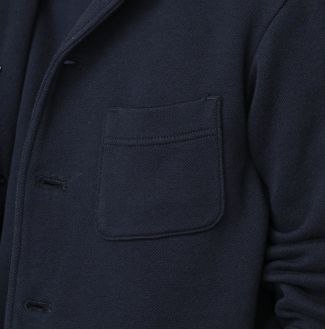 45R(フォーティファイブアール) |ジャージ無地ジャカードの908カーデジャケット