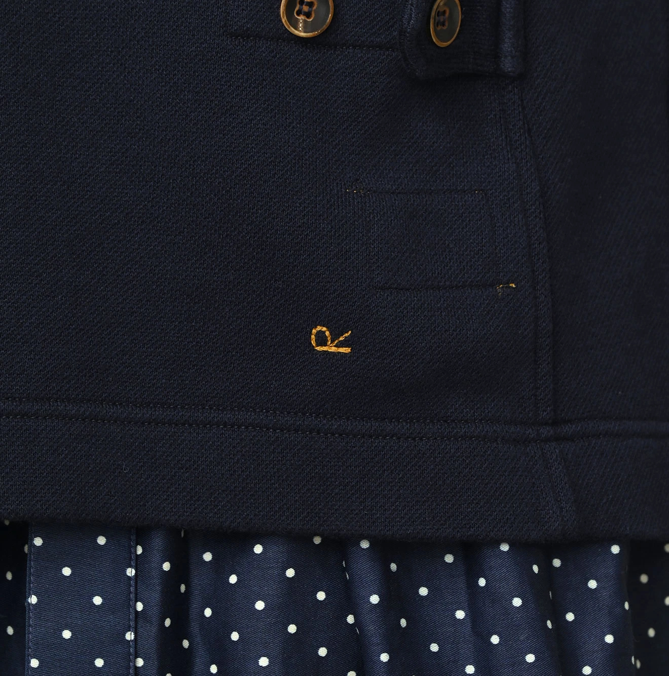 45R(フォーティファイブアール) |ジャージ無地ジャカードの908カーデジャケット