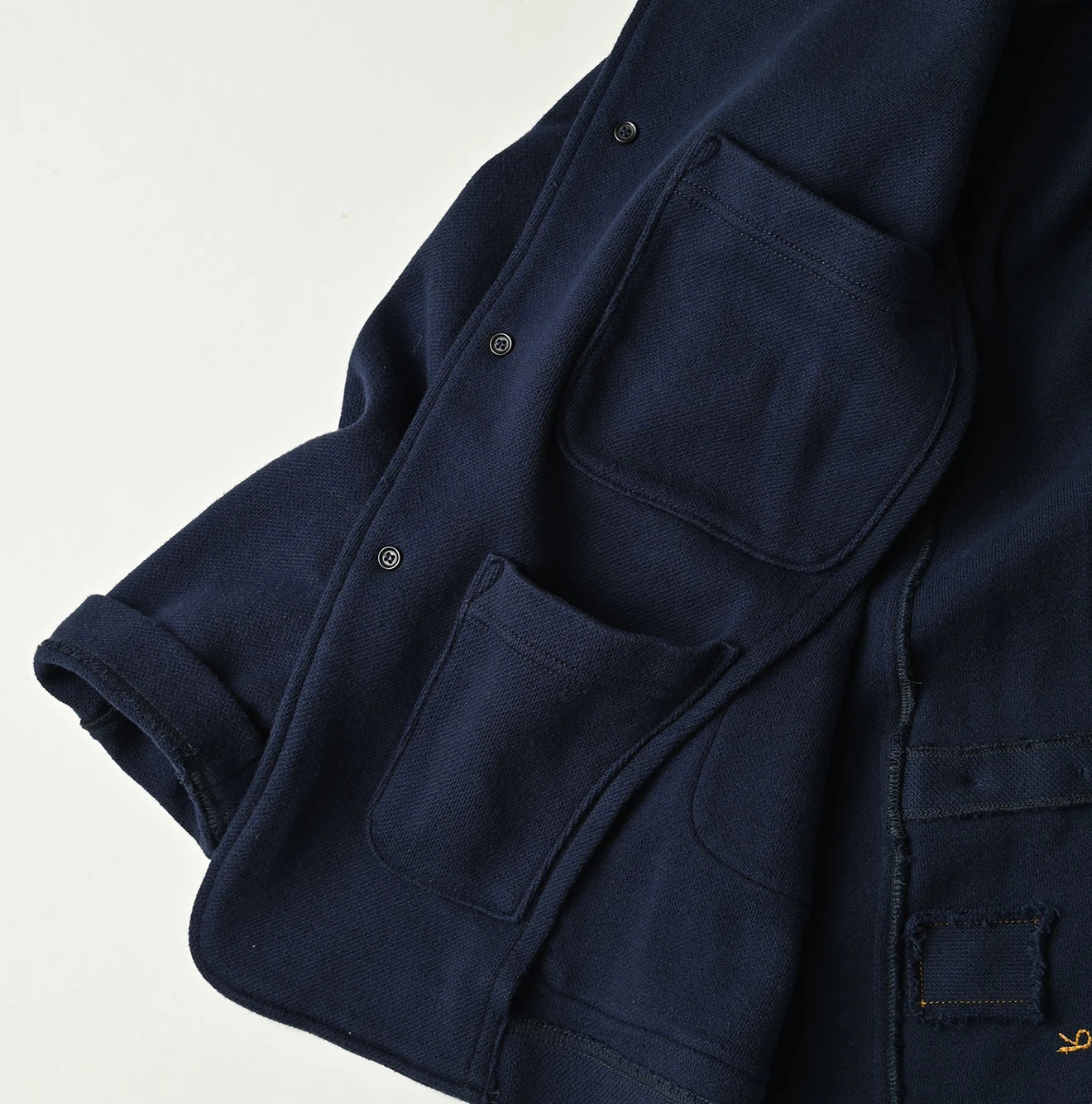 45R(フォーティファイブアール) |ジャージ無地ジャカードの908カーデジャケット