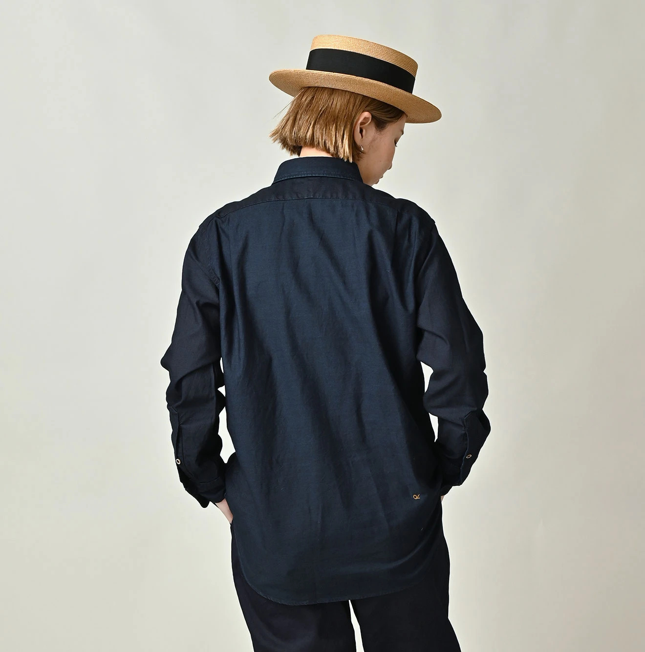 45R(フォーティファイブアール) |スーピマオックスの908ローファーボタンダウンシャツ（インディゴ）