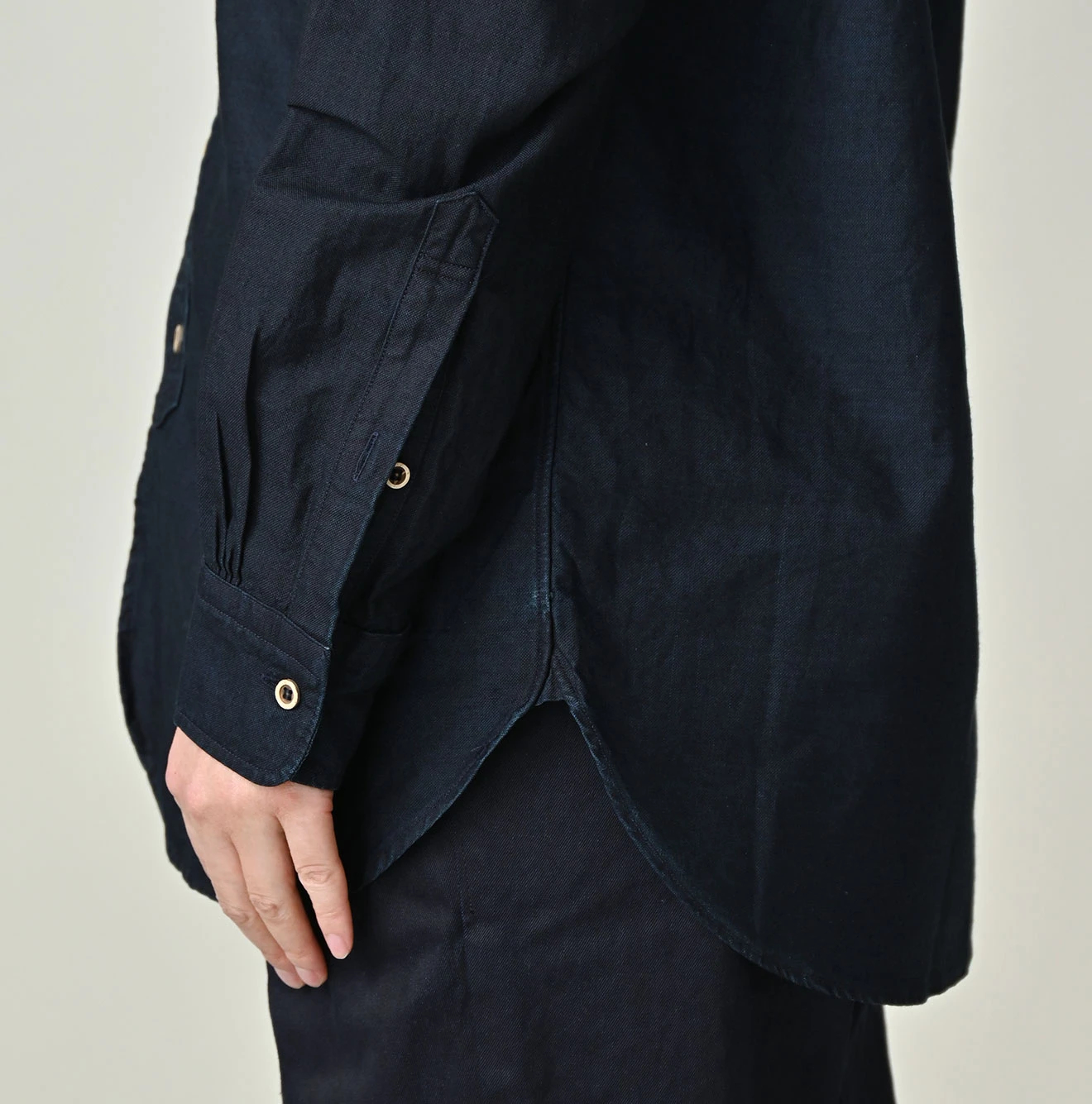 45R(フォーティファイブアール) |スーピマオックスの908ローファーボタンダウンシャツ（インディゴ）