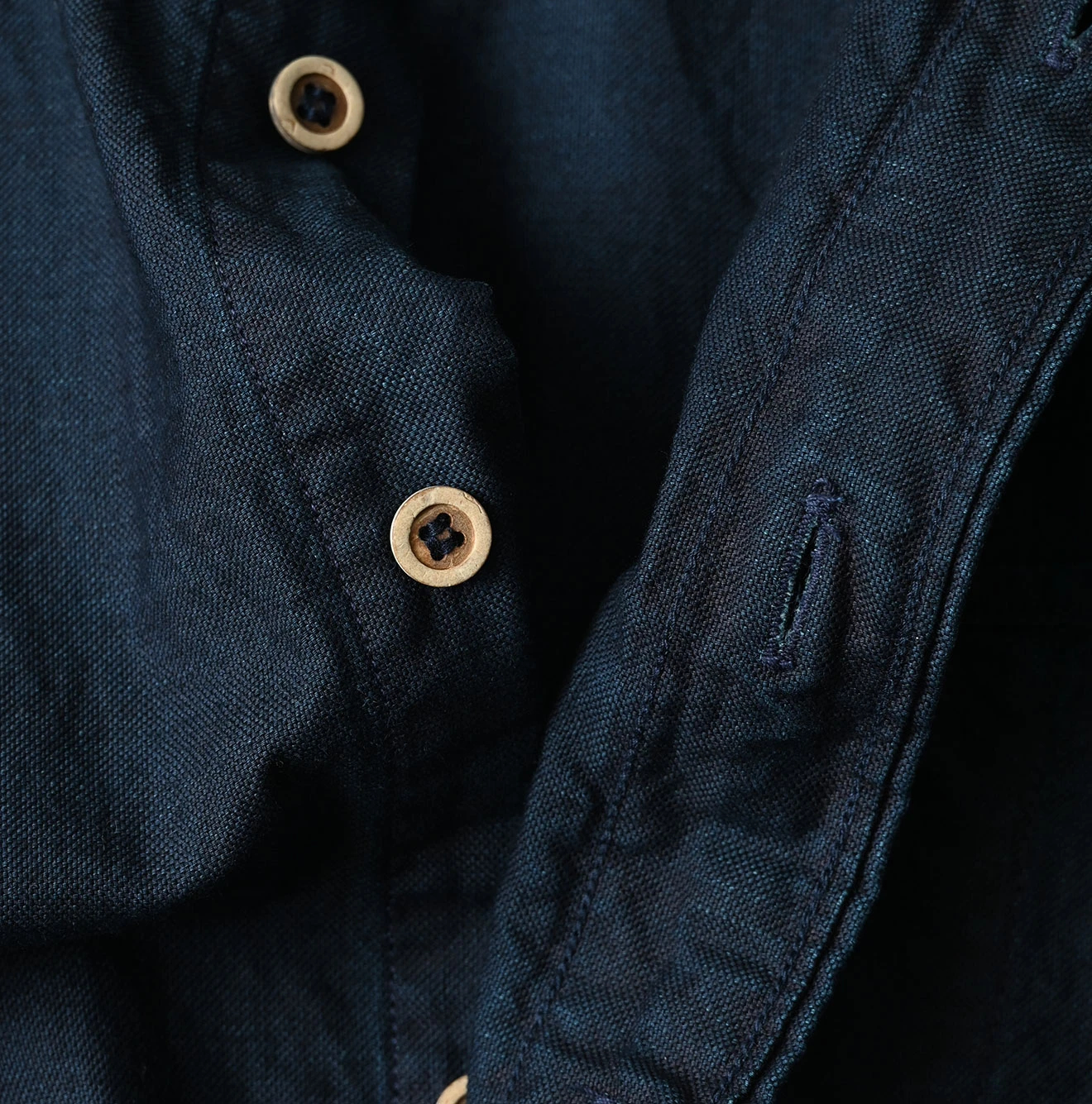 45R(フォーティファイブアール) |スーピマオックスの908ローファーボタンダウンシャツ（インディゴ）