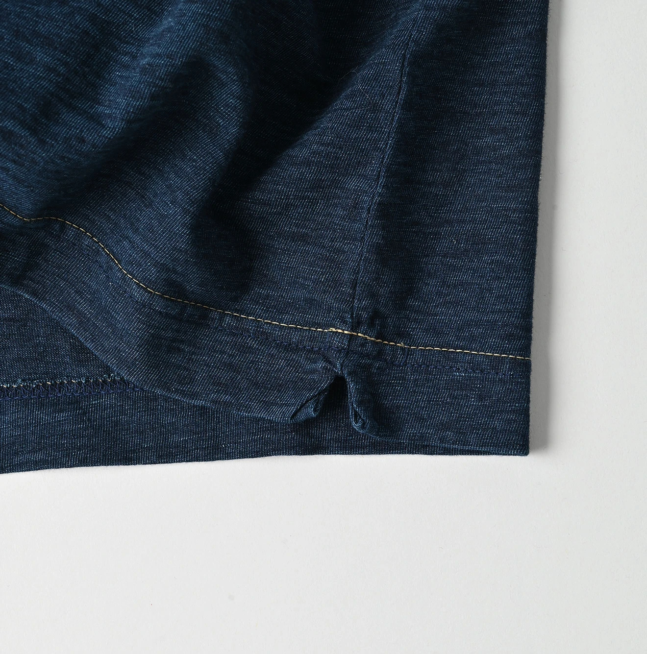 45R（フォーティファイブアール）| 床の間拝見ブル刺繍の90845星Tシャツ（インディゴ濃） Long Sleeve | 公式サイト ...