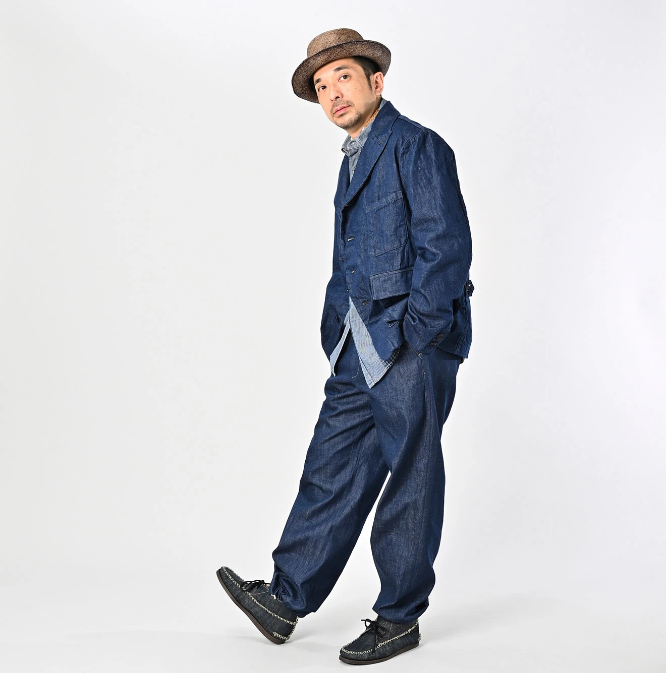 45R(フォーティファイブアール) |モンプデニムの908ジャケッター（濃）