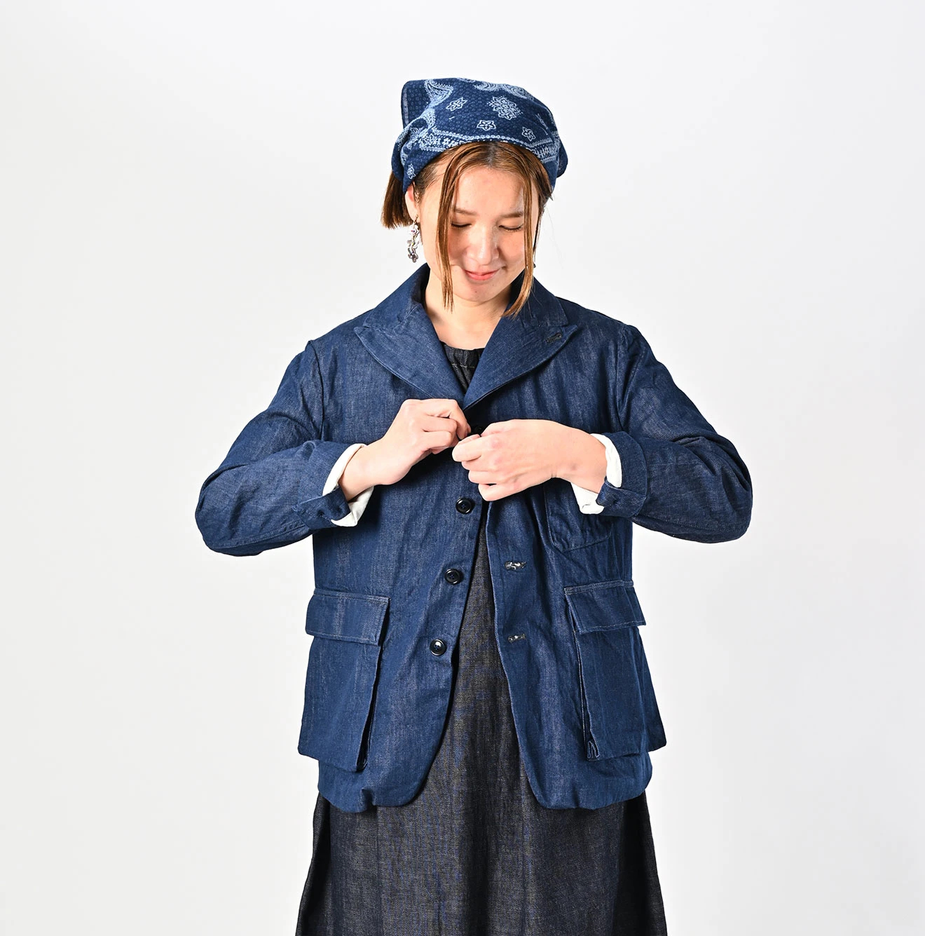 45R(フォーティファイブアール) |モンプデニムの908ジャケッター（濃）