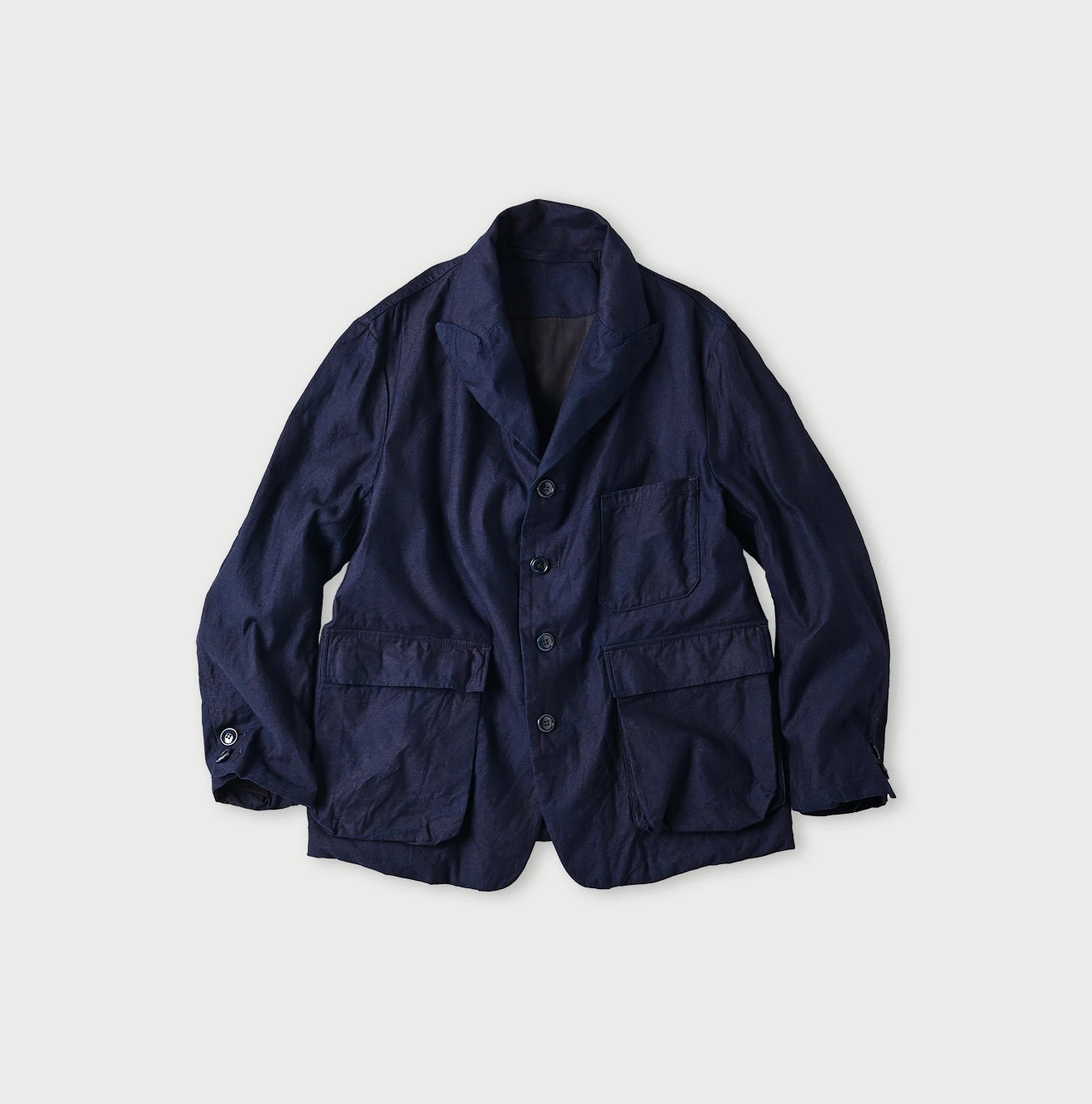 45R(フォーティファイブアール) |薄バックサテンの908ジャケッター（インディゴ）
