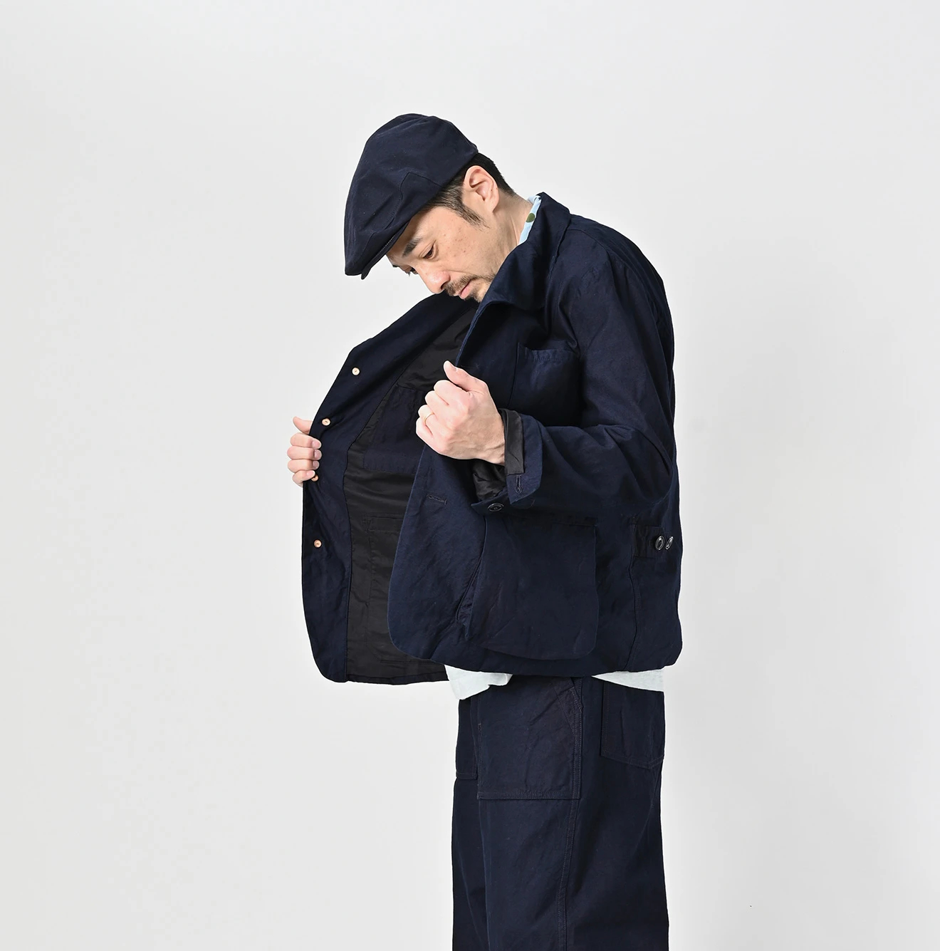 45R(フォーティファイブアール) |薄バックサテンの908ジャケッター（インディゴ）