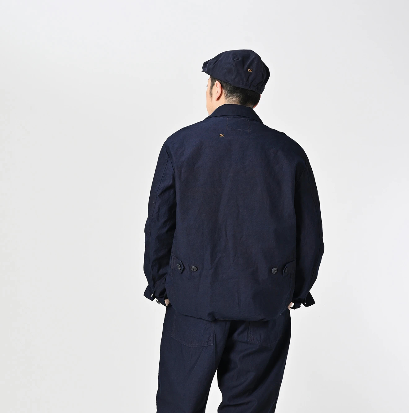 45R(フォーティファイブアール) |薄バックサテンの908ジャケッター（インディゴ）